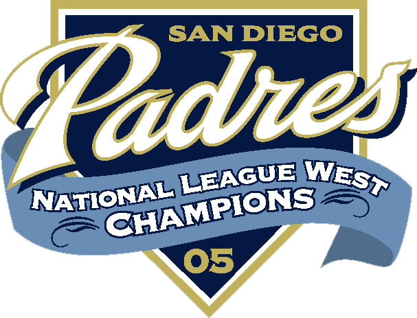 San Diego Padres 2005 Champion Logo vinyl decal